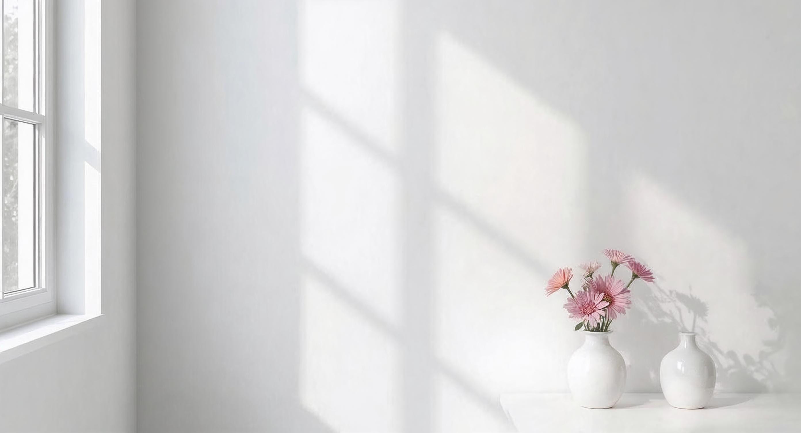 色とりどりの植物とお花